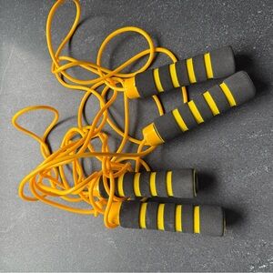 Yellow and Black Jump Rope